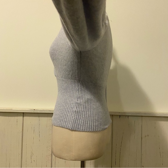 NWT Madewell Small Blue It’s Gonna Be Me Cropped Sweater - Picture 5 of 14